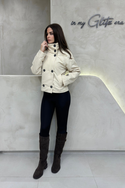 Cropped Trench Jacket