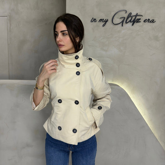 Cropped Trench Jacket